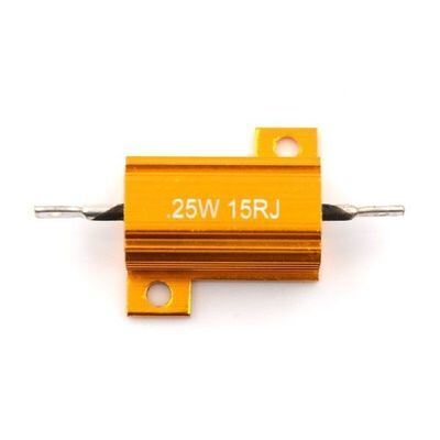品質 RXG24 黒アルミニウムシェル 50W 巻線ブレーキ抵抗器 放熱溝 工場