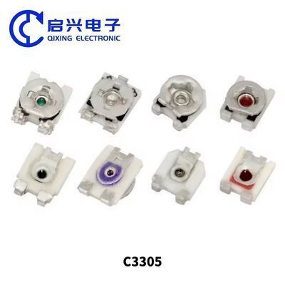 品質 C3305 3x3mm ガラスグレーズパッチ SMDトリマポテンショメータ 100オーム～1M 調節可能抵抗器 工場