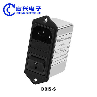 DBI5-S EMI 電源線ノイズフィルター ファイューズ IECソケットタイプ