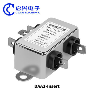 DAA2 挿入EMIフィルター 単相 220V 3A 6A 10A 50/60Hz