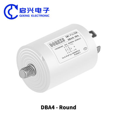 プラスチック製の家電用電源フィルター DBA4 丸 250V 単相