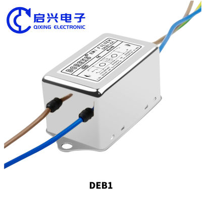 DEB1シリーズ 単相EMIフィルター 220VAC 3A-20A 電源線フィルター