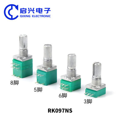 RK097NS シングルFシャフト回転ポテンチオメータースイッチ B10K B20K B50K B100K