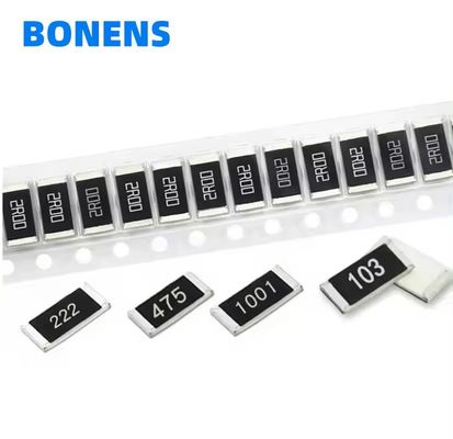 厚膜チップレジスタ SMD 0201 0402 0603 0805 1206 1210 2512 1812 2010 2512 0R-1R-10M 1% 5% SMDレジスタ