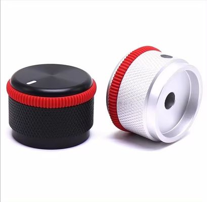 青色 32×22 6mm アルミニウム固体アンプ ステレオ・ボリュームポテンチオメーター