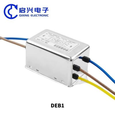 DEB1 220v 20a 電源フィルター エミフィルター メーカー 単相 AC 1A 3A 6A 10A 産業用 エミフィルター