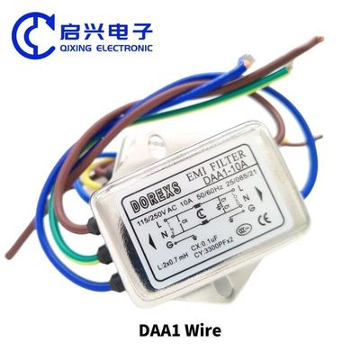 daa1 AC電源線フィルター 220V 1A 3A 6A