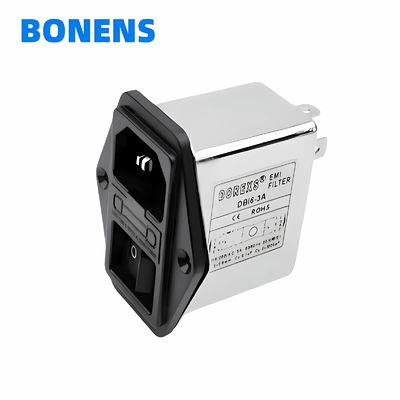 Dbi6 Emc Emi ファイューズとスイッチ付きノイズフィルター 220v 低通行フィルター 広く使用されているノイズフィルター 1a 3a 6a 10a