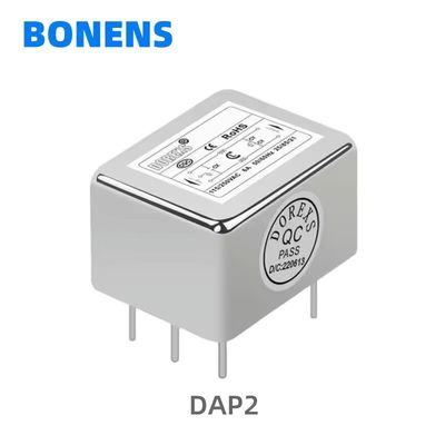 DAP2 1A 3A 6A 10A PCB montage単相EMI EMC電源フィルターEMIフィルターPCBマウント増幅器のためのノイズフィルター