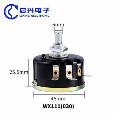 WX111 ((030) 4K7 4.7K オーム 3W 調節可能 シングルターン ワイアワンド ポテンチオメーター