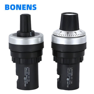 LA42DWQ-22 BONENS 5Kオームノブ回転スイッチポテンチオメーターポットインバーター変換器抵抗変速駆動ポテンチ