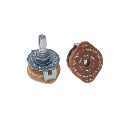 性能 N/A 回転角とDC30V0.3A最大電流を持つ回転式電気スイッチ
