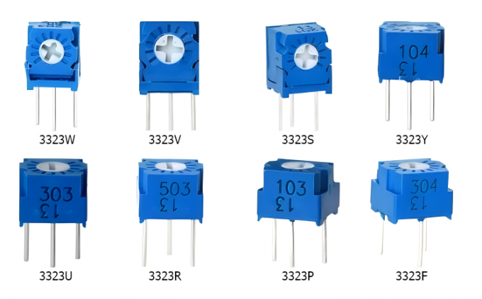 3323シリーズ シングルターン メタルガラスグラス トリマーポテンチオメーター 3323s 4