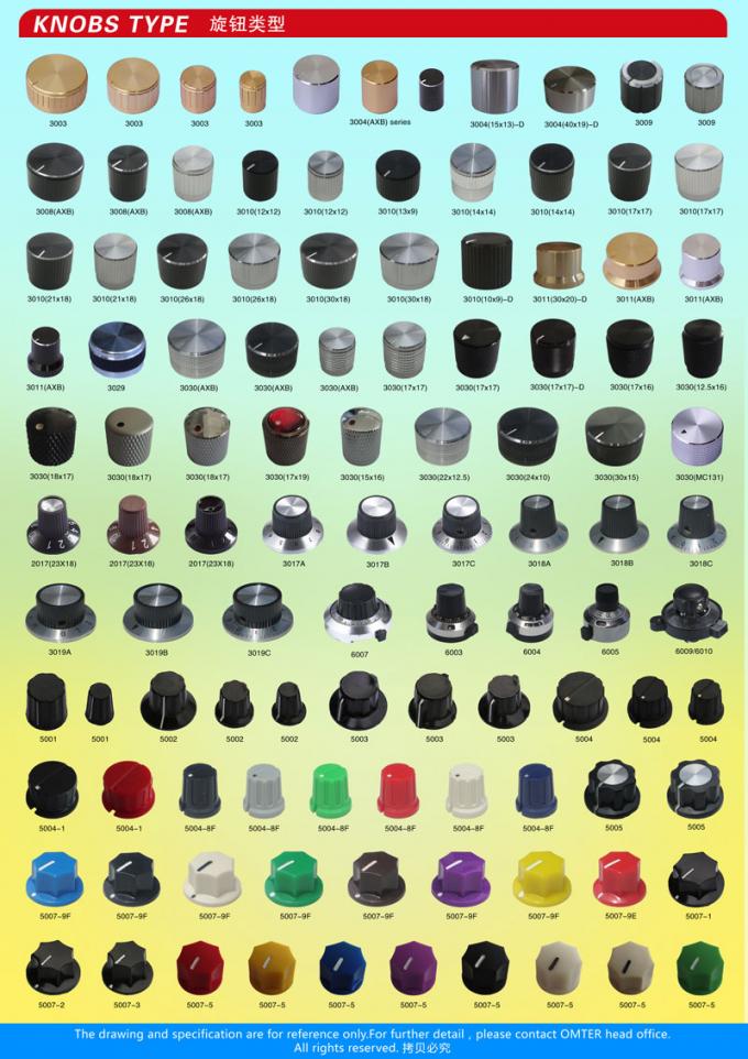 AG1 D シャフト 15X16mm プラスチックポテンチオメーターノブ 様々なタイプ 電子アクセサリー 9