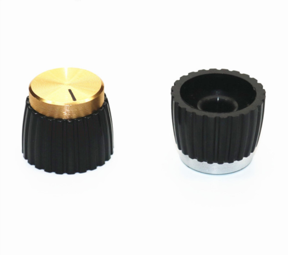 音声増幅器 音声ノブ 金銀 アルミ マーシャルノブ 1