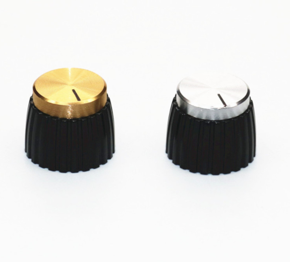 音声増幅器 音声ノブ 金銀 アルミ マーシャルノブ 3