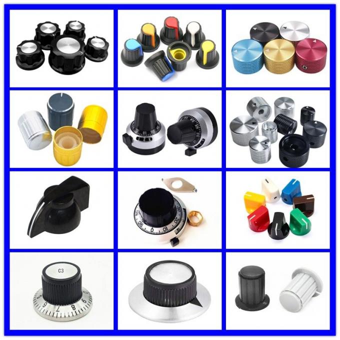 音声増幅器 音声ノブ 金銀 アルミ マーシャルノブ 5