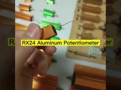 RX24 ゴールド アルミケース レジスタ 高功率 25W 50W 100W 200W 300W 自動車電流制限負荷要素