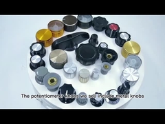 ブラックシルバーゴールドポテンチオメーター 増幅器 前増幅器 オーディオステレオ 音量制御ボタン交換