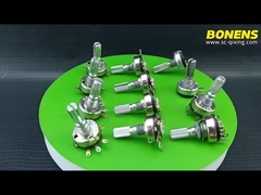 スイッチ付きのRV17炭素フィルムポテンチオメーター