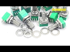 RK097N 15mm ハンドル 3 5 6ピン オーディオシャフト 音声増幅器の調整のための密閉ポテンチオメーター