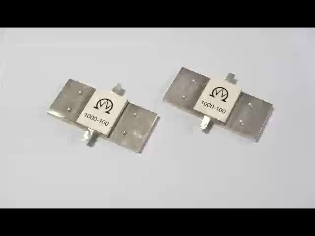 1000W 0.1オム セラミック組成 高功率 RF フレンジ抵抗